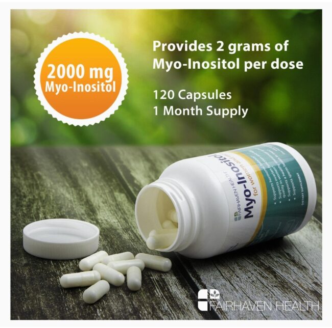 Fairhaven Health Myo-Inositol for Women & Men - Support Regular Cycles in Women & Sperm Count & Motility in Men