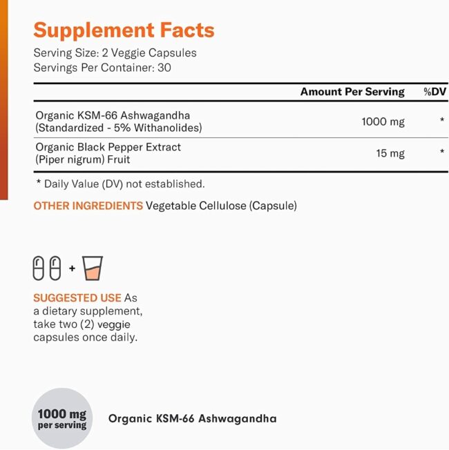 Physician's Choice KSM-66 Ashwagandha - Stress Support