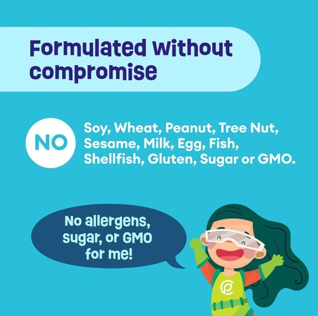 Physician's Choice Kids Probiotic - 7 Diverse Strains, Organic Prebiotics, Vitamin & Minerals - Immune & Digestion Support - No Allergens or Artificial Dyes
