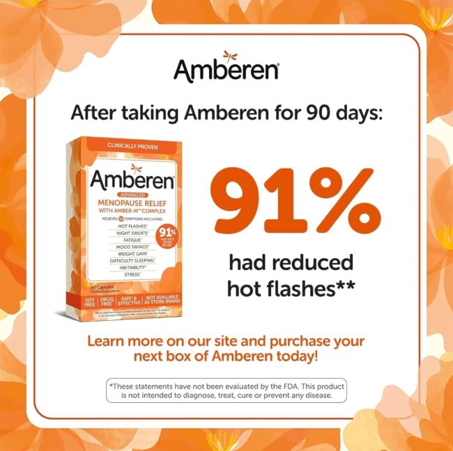Amberen Advanced Menopause Relief with Amber M Complex