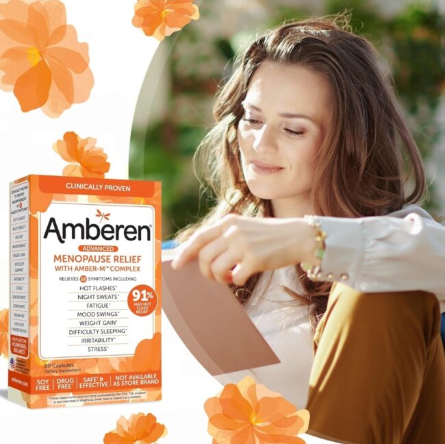 Amberen Advanced Menopause Relief with Amber M Complex