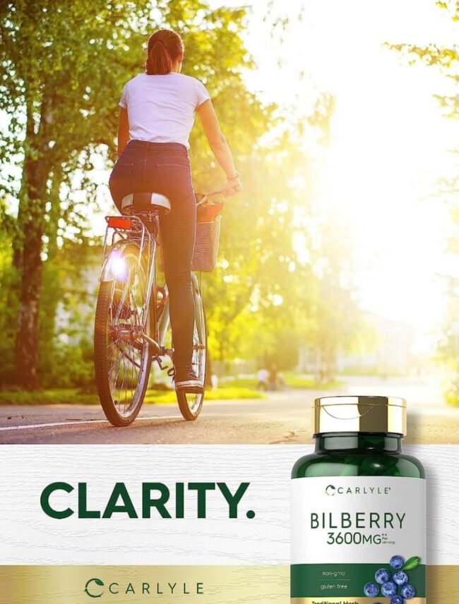 Carlyle Bilberry 3600mg - Diarrhea, Inflammation of the Mouth, Urinary Problems & Diabetes