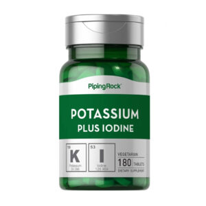 Piping Rock Potassium Plus Iodine - Maintain Normal Fluid Balance in the Body & Support Healthy Thyroid