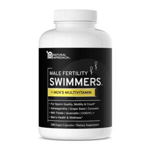 Natural Approach Male Fertility Swimmers - Optimal Sperm Count & Motility - Premium Men's Health Supplement