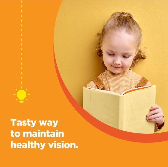 Phytoral Kids Lutein Gummies Vegan Eye Health Vitamins for Kids Eye Care