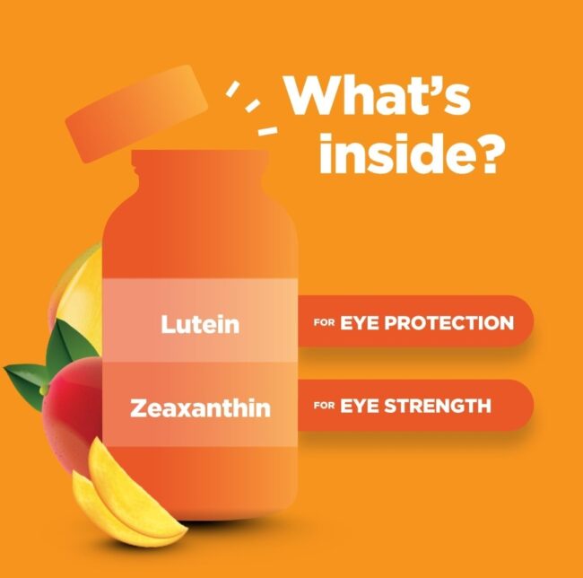 Phytoral Kids Lutein Gummies Vegan Eye Health Vitamins for Kids Eye Care