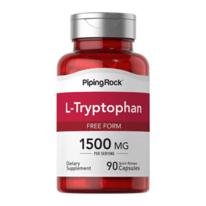 Piping Rock L-Tryptophan 1500mg - Improve Mood & Sleep Cycles