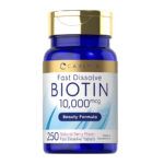 Carlyle Biotin Fast Dissolve 10,000mcg Beauty Formula Skin, Hair & Nails