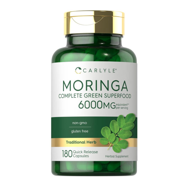 Carlyle Moringa Complete Green Superfood 6,000mg per Serving