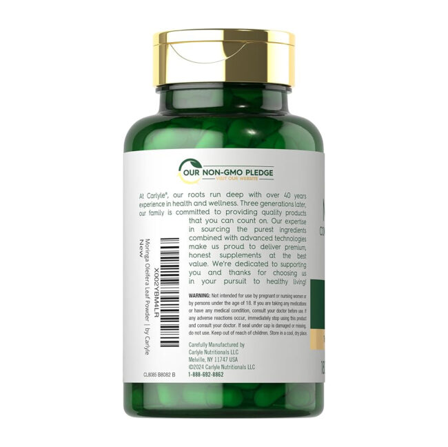 Carlyle Moringa Complete Green Superfood 6,000mg per Serving