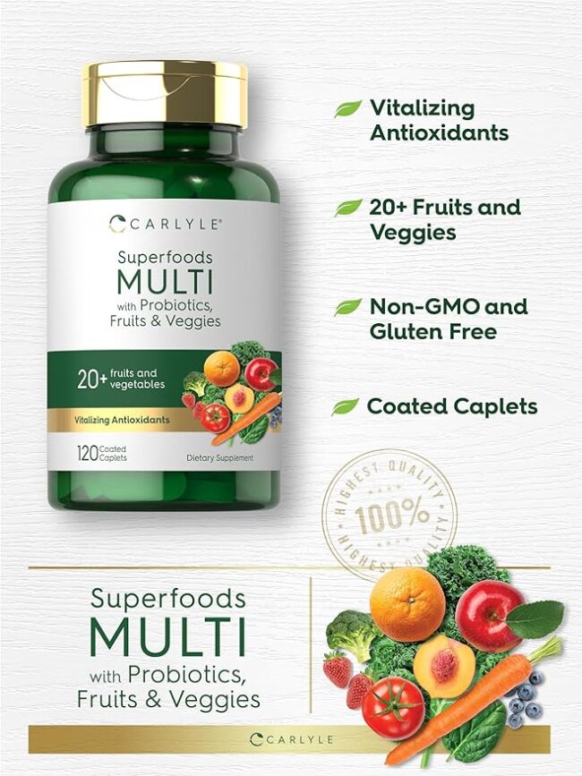 Carlyle Superfoods MULTI with Probiotics, Fruits & Veggies