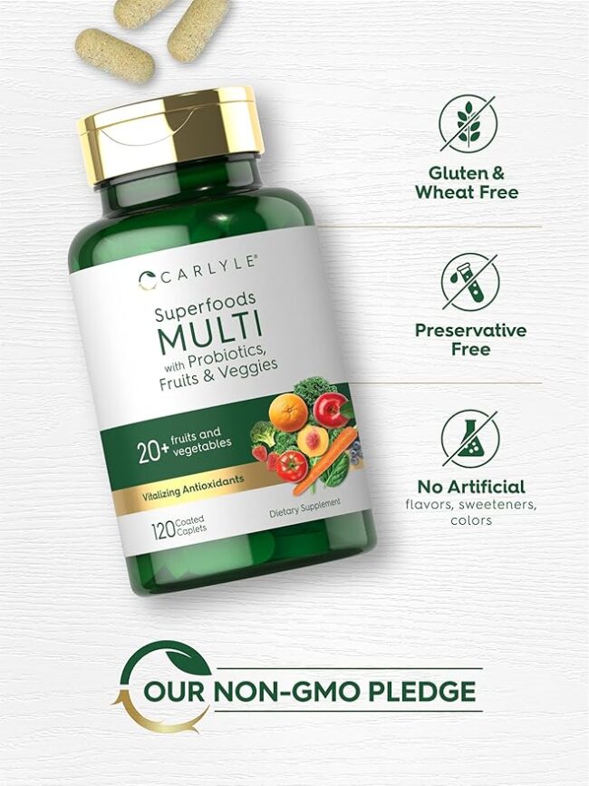 Carlyle Superfoods MULTI with Probiotics, Fruits & Veggies