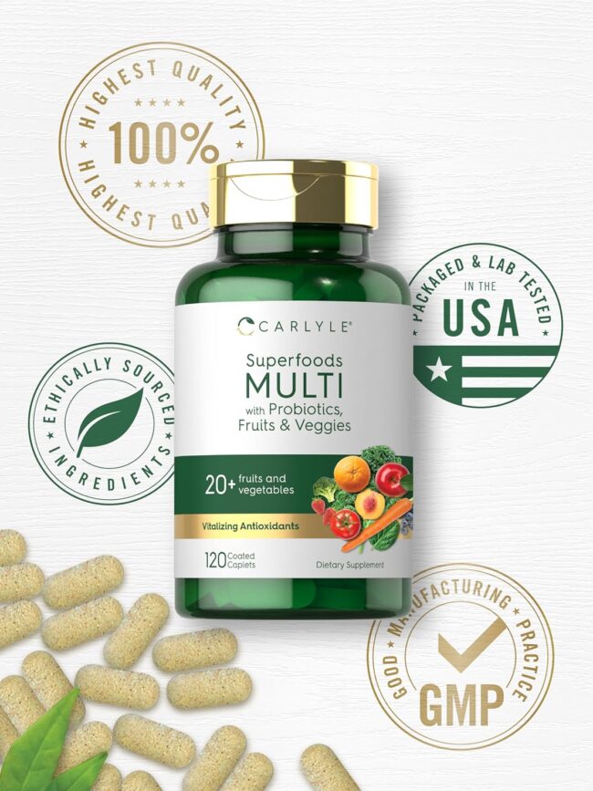 Carlyle Superfoods MULTI with Probiotics, Fruits & Veggies