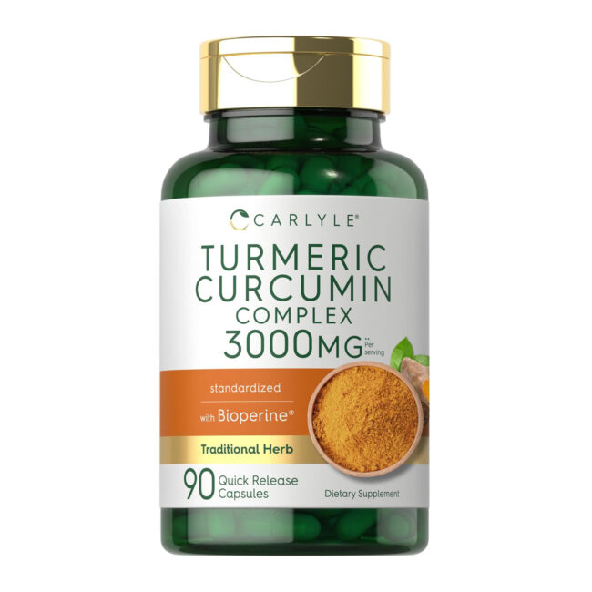 Carlyle Turmeric Curcumin with Black Pepper 3000mg