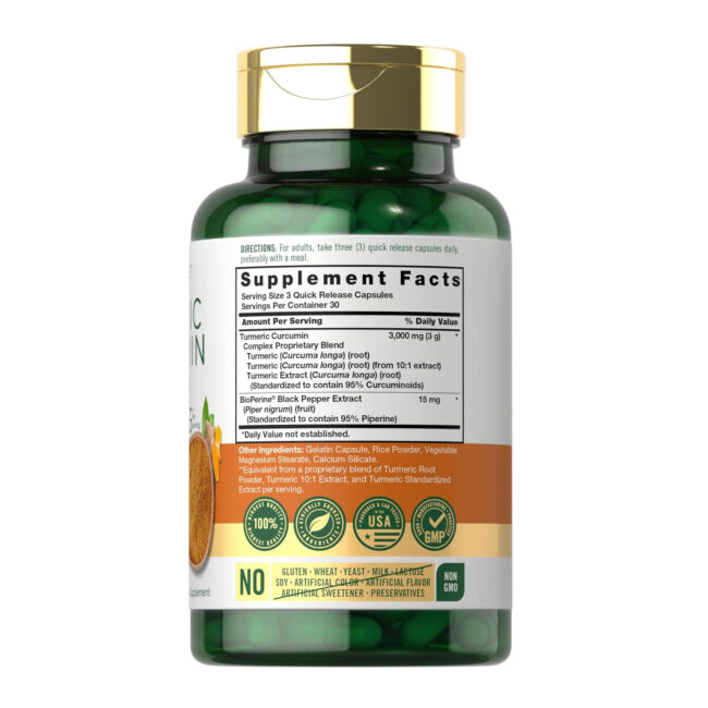 Carlyle Turmeric Curcumin with Black Pepper 3000mg