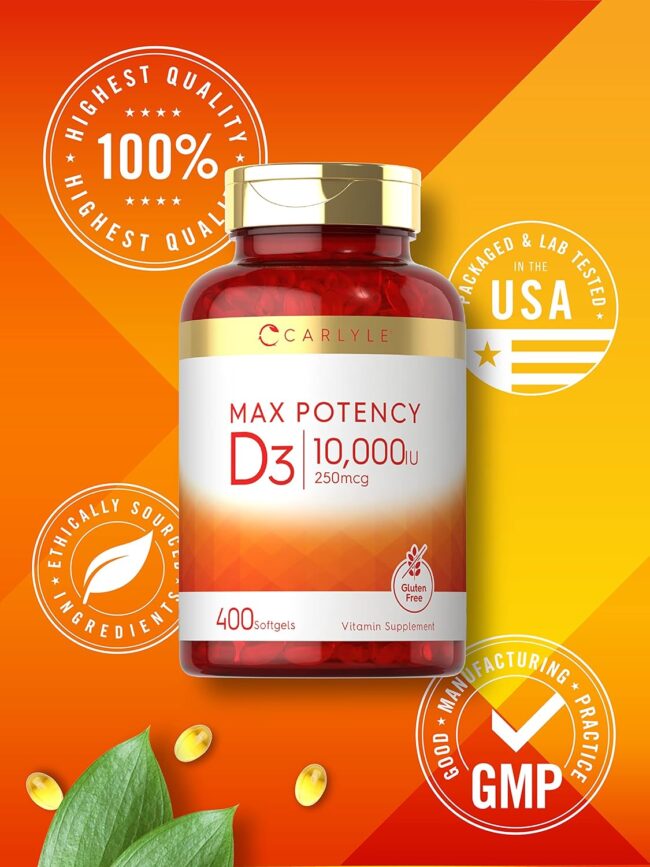 Carlyle Vitamin D3 10000 IU