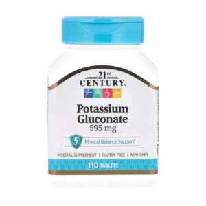 21st Century Potassium Gluconate 595mg Mineral Balance Support