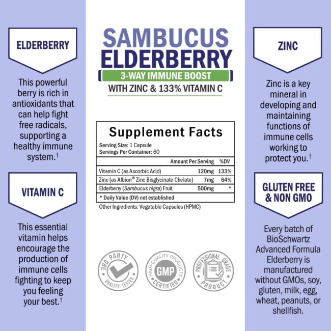 Bio Schwartz Advanced Formula Sambucus Elderberry 5