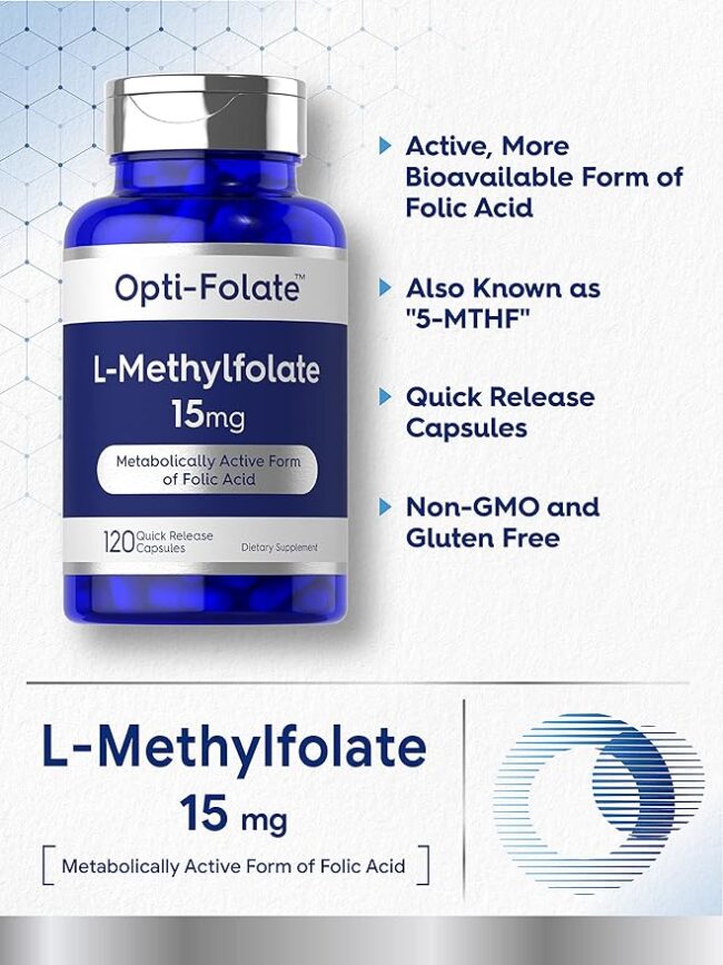 Carlyle L Methylfolate 15mg