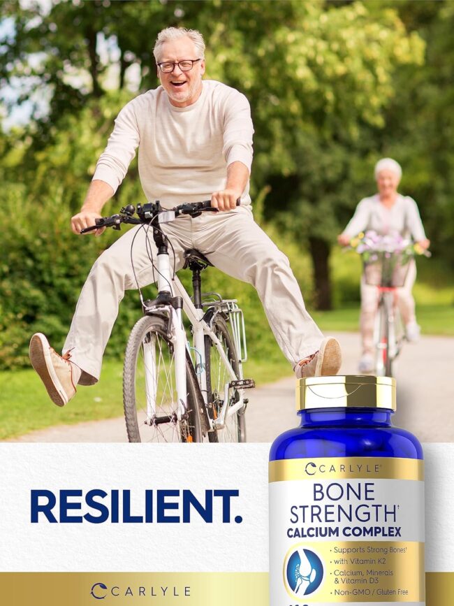 Carlyle Bone Strength Calcium Complex Supports Strong Bones