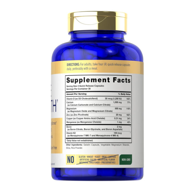 Carlyle Bone Strength Calcium Complex Supports Strong Bones