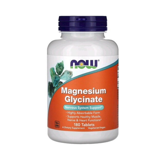 Now Foods Magnesium Glycinate Nervous System Support