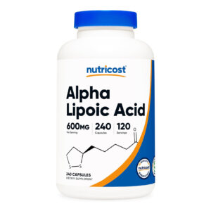 Nutricost Alpha Lipoic Acid 600mg Per Serving Antioxidant
