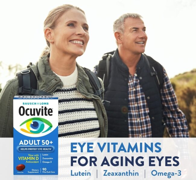 Ocuvite Eye Vitamin Lutein, Zeaxanthin & Omega 3 Support Eye Health