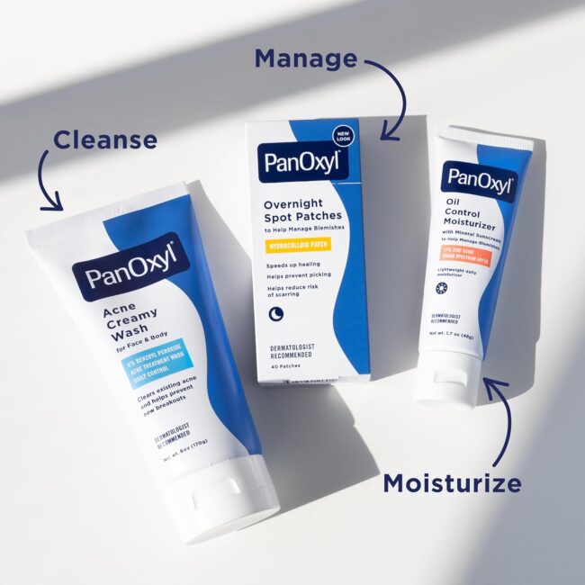 PanOxyl Overnight Spot Patches Advanced Hydrocolloid Healing Technology
