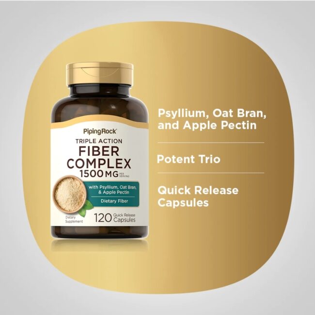 Piping Rock Triple Action Fiber Complex 1500mg 1