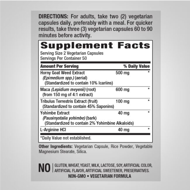 Piping Rock Ultimate Horny Goat Weed Complex Decreases Bone Loss of the Spine