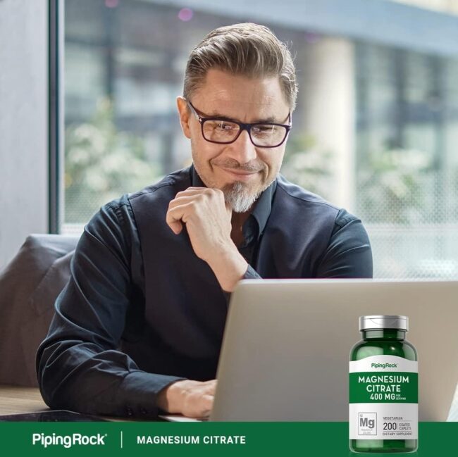 PipingRock Magnesium Citrate 400mg