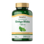 PipingRock Standardized Ginkgo Biloba 120mg Improve Brain Function