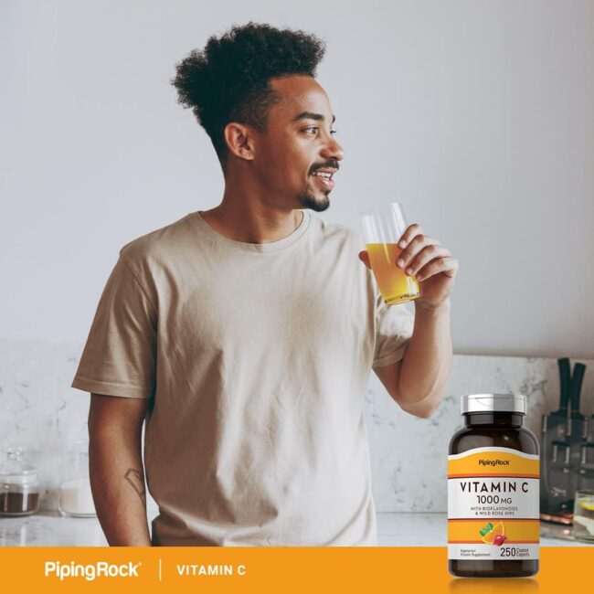 PipingRock Vitamin C 1,000mg Supports Immunity